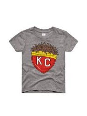 CHARLIE HUSTLE FRANCHISE KC HEART TEE TODDLERS SZ 2